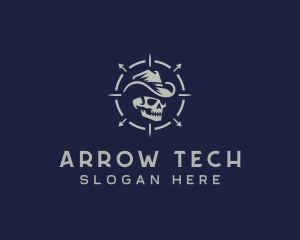 Skull Cowboy Airsoft logo design