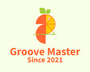 Farmers Market - Orange Toucan Fruit logo design