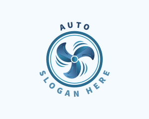 Aircon - Industrial Fan Cooling logo design