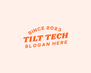 Tilt - Tilted Casual Company logo design