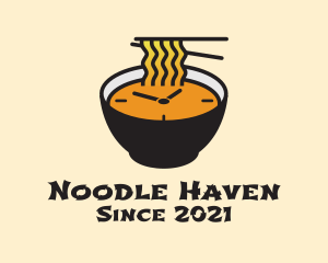 Noodle - Ramen Noodle Time logo design