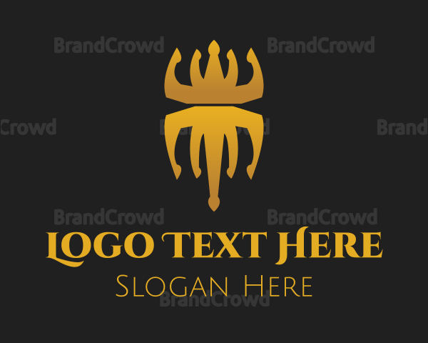 Golden Spider Crown Logo