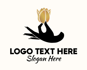 Gold - Golden Tulip Hand Spa logo design