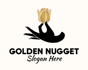 Golden Tulip Hand Spa logo design