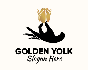 Golden Tulip Hand Spa logo design