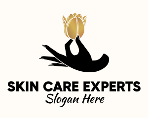 Golden Tulip Hand Spa logo design