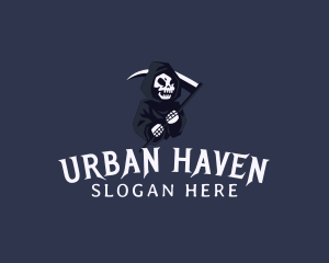 Evil Grim Reaper logo design