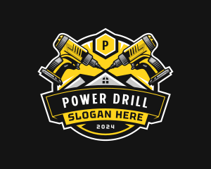 House Drill Construction logo design