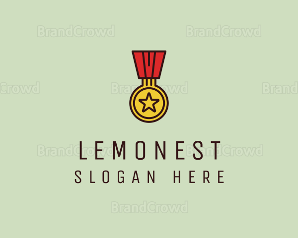 Military Medal Award Logo