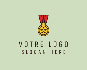 Military Medal Award  Logo