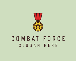 Military - Military Medal Award logo design