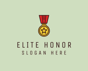 Medal - Military Medal Award logo design