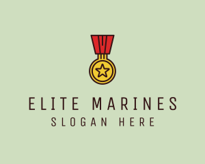 Marines - Military Medal Award logo design
