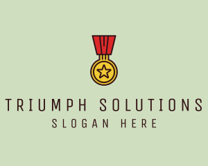 Winner - Military Medal Award logo design