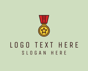 Army - Military Medal Award logo design