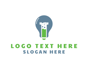 Research - Biotech Test Tube logo design