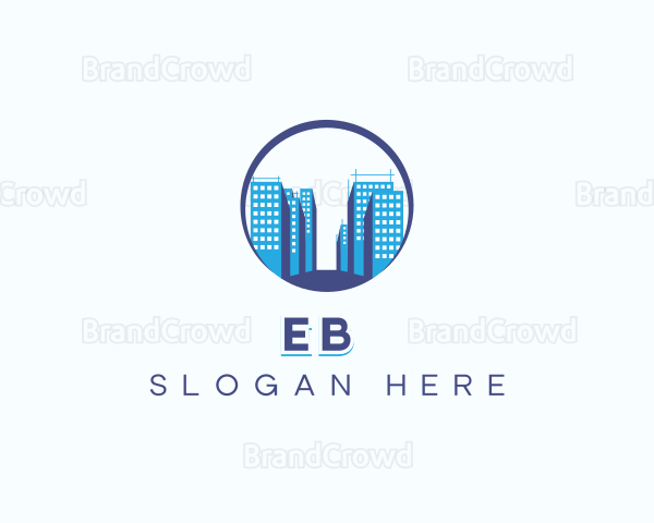 Condominium Builder Construction Logo