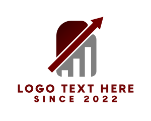 Export - Finance Marketing Chart logo design