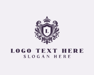 Fashion - Upscale Shield Royalty logo design