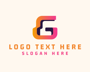 Letter G - Tech Software App logo design