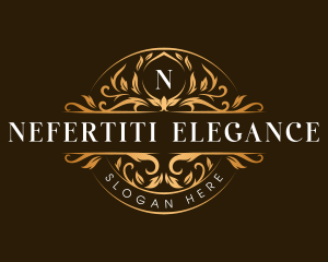 Elegant Crest Floral logo design