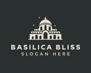 Basilica - Temple Building Landmark logo design