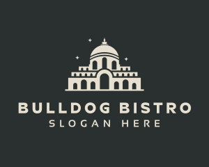 Temple Building Landmark logo design