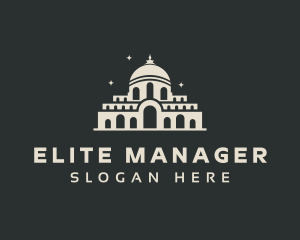 Temple Building Landmark logo design