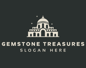 Temple Building Landmark logo design