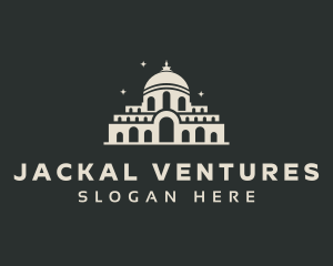 Temple Building Landmark logo design