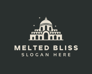 Temple Building Landmark logo design