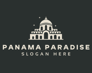 Temple Building Landmark logo design