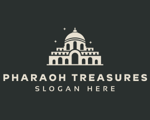 Temple Building Landmark logo design