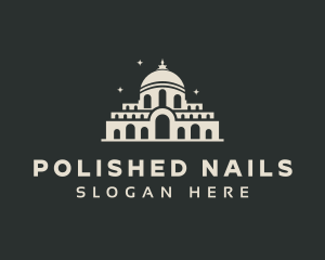 Temple Building Landmark logo design