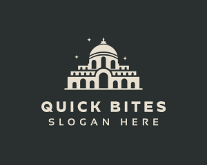 Temple Building Landmark logo design