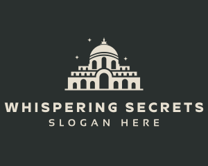 Temple Building Landmark logo design