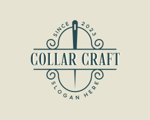 Needle Tailoring Sewing logo design