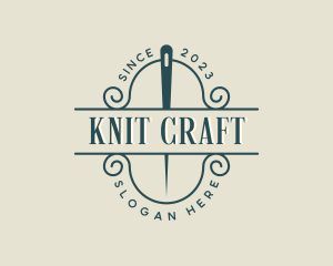 Needle Tailoring Sewing logo design