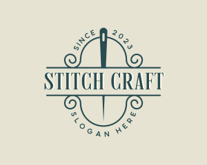 Needlework - Needle Tailoring Sewing logo design