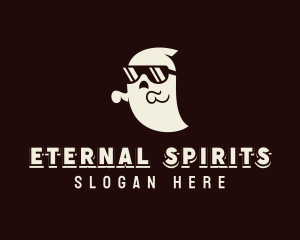 Cartoon Spirit Ghost logo design