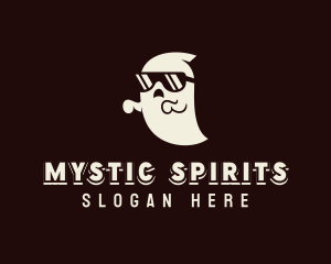 Cartoon Spirit Ghost logo design