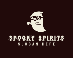 Cartoon Spirit Ghost logo design