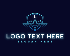 Airplane - Aviation Airplane Travel logo design