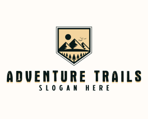 Forest Mountain Adventure logo design