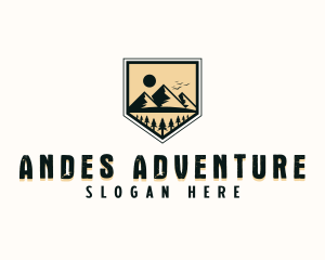 Forest Mountain Adventure logo design