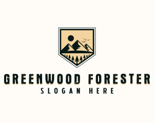 Forest Mountain Adventure logo design