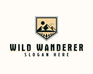 Forest Mountain Adventure logo design