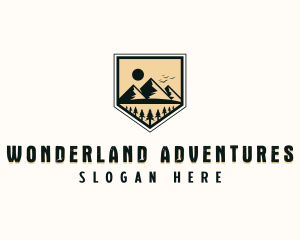 Forest Mountain Adventure logo design