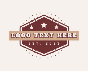 Texas - Retro Western Outlaw logo design