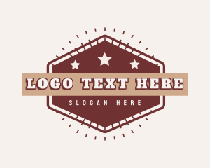 Retro Western Outlaw Logo